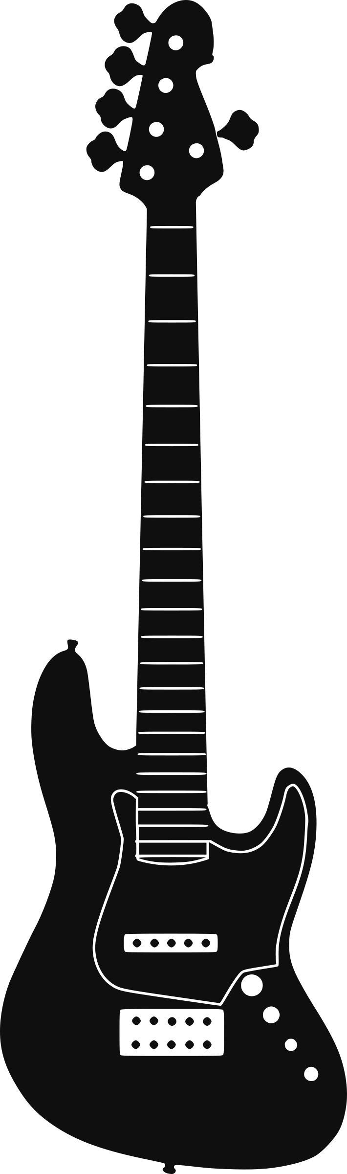 Bass Guitar Sandberg California tm5 black png transparent