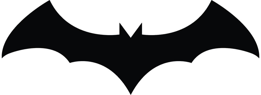 Bat Logo Open Wings png transparent