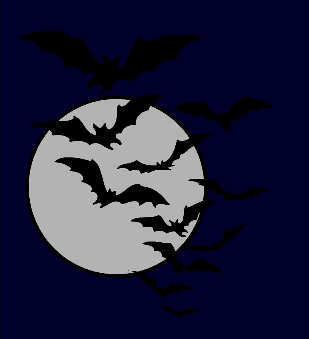 Bat night png transparent