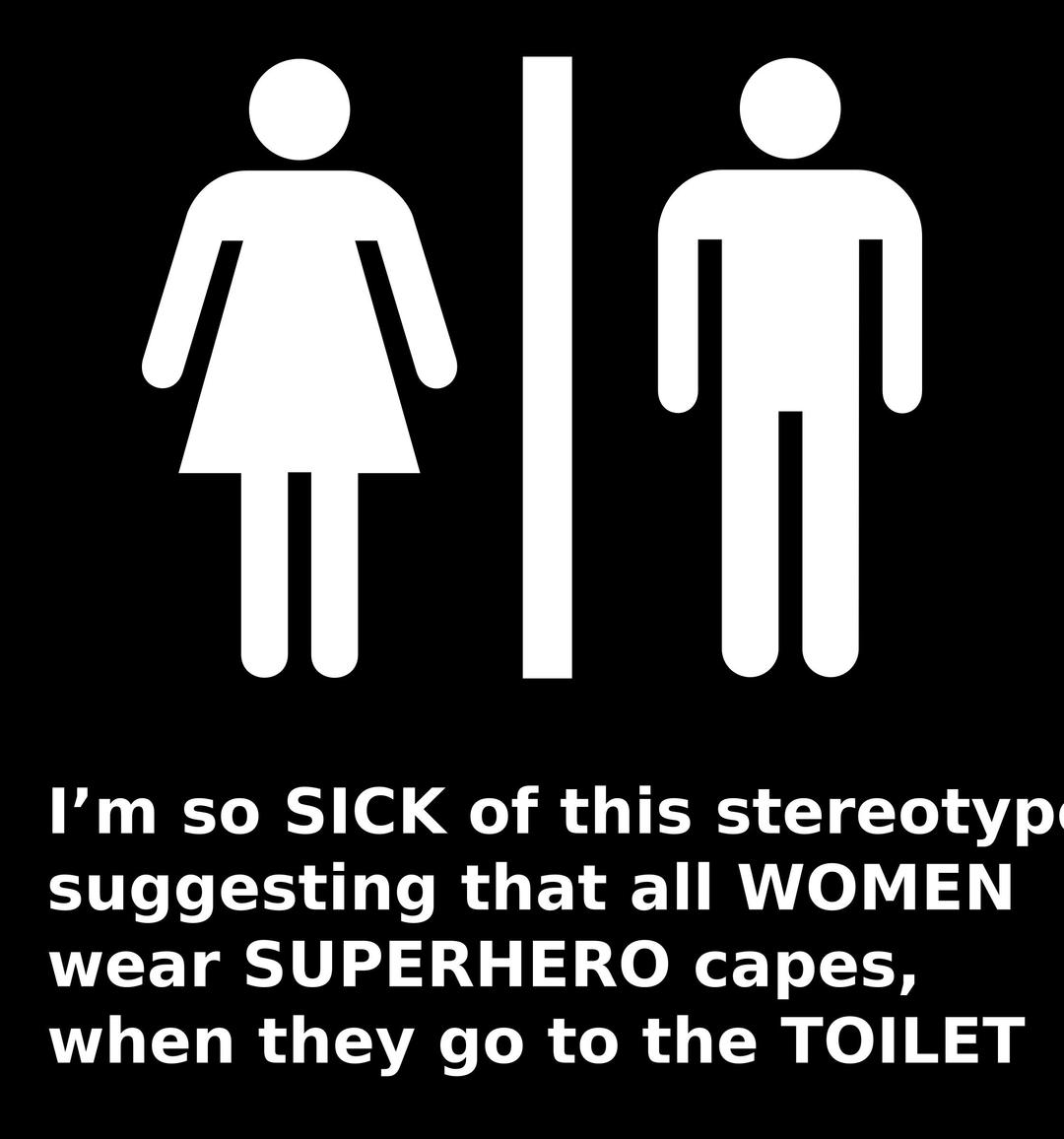 Bathroom Sign Stereotype png transparent
