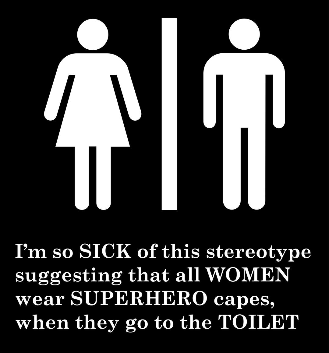 Bathroom Sign Stereotype, by GDJ png transparent
