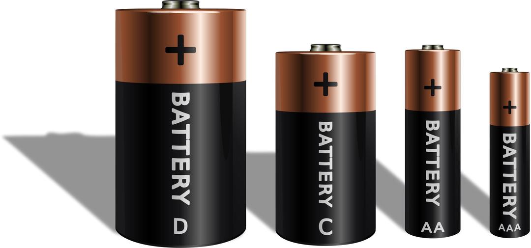 batteries, elementai (maitinimo) png transparent
