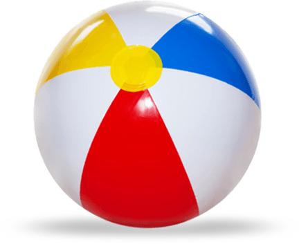 Beach Ball White Red Blue png transparent
