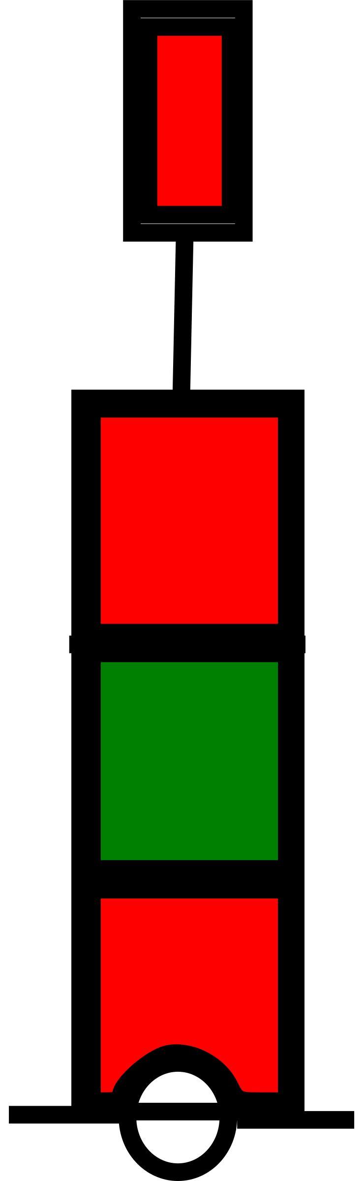 beacon red-green-red IALA A png transparent
