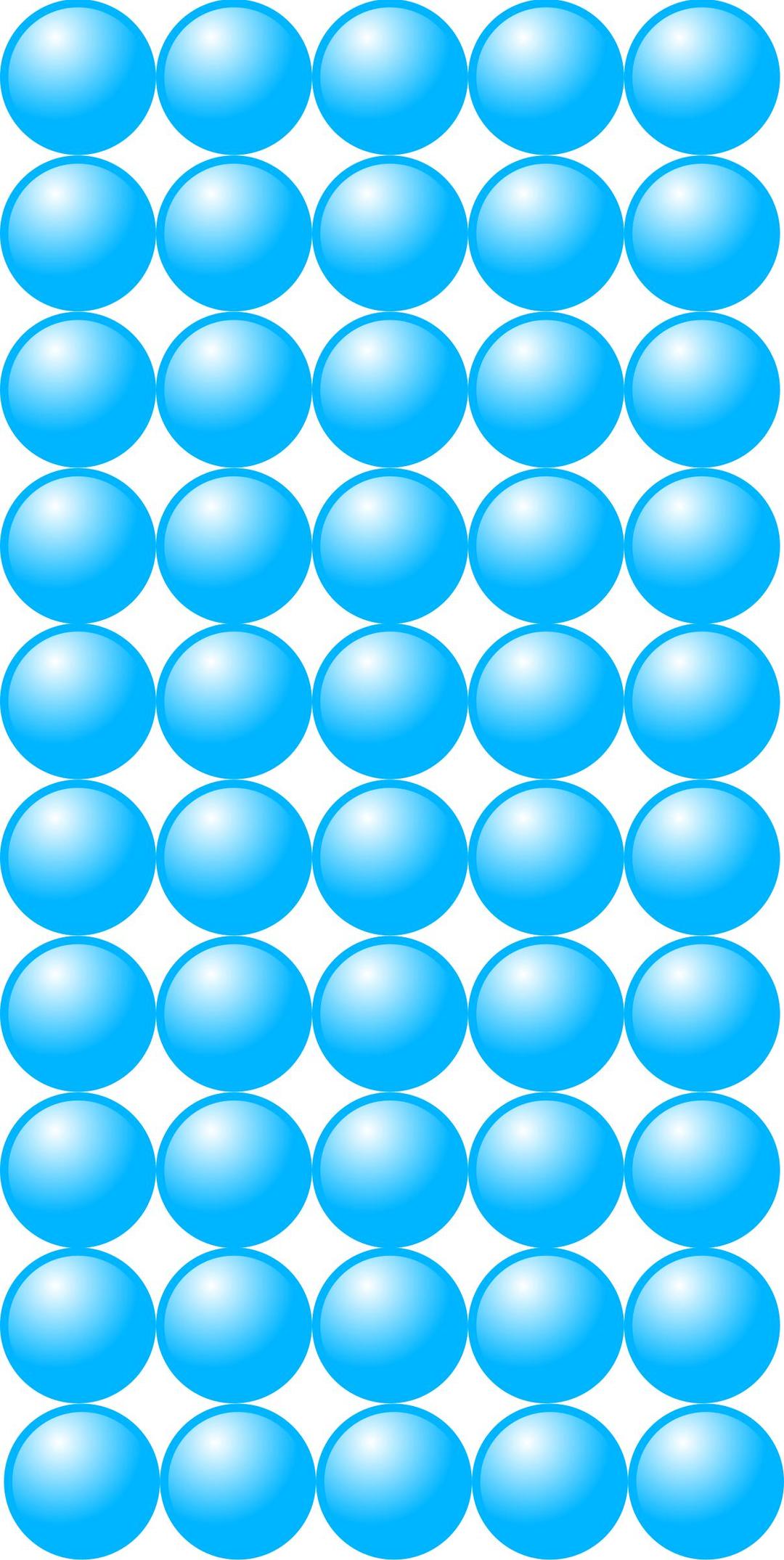Beads quantitative picture for multiplication 10x5 png transparent