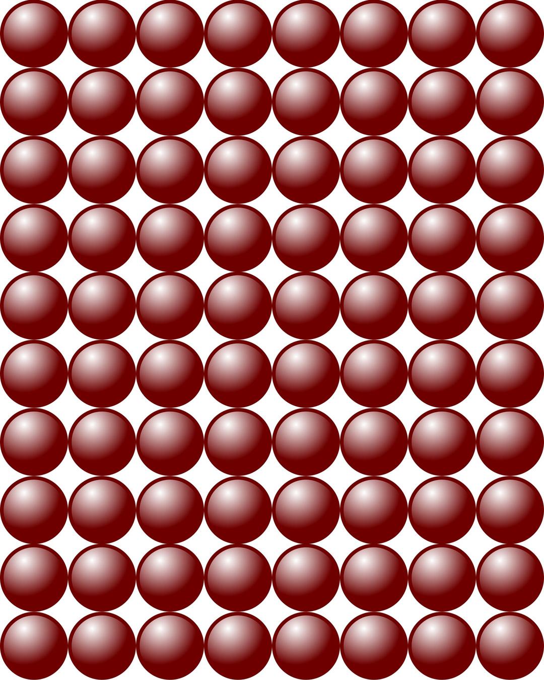 Beads quantitative picture for multiplication 10x8 png transparent