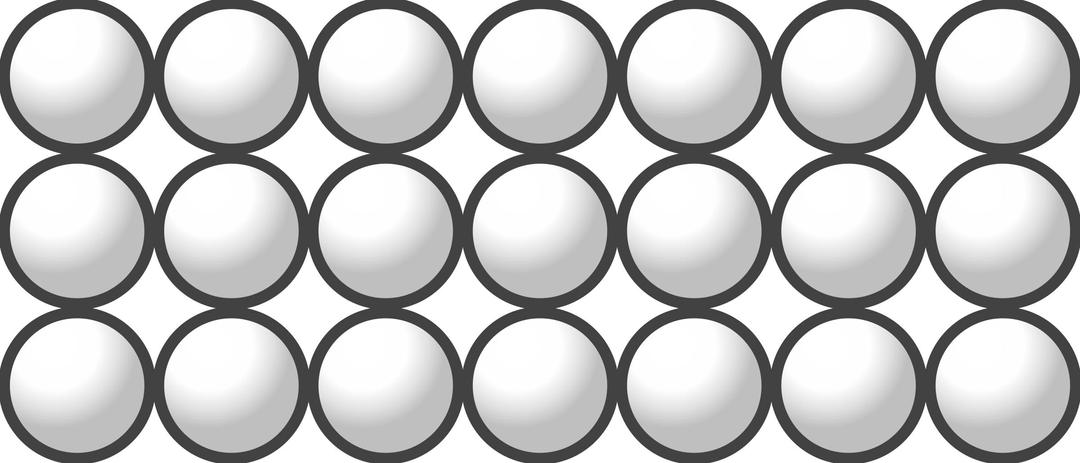 Beads quantitative picture for multiplication 3x7 png transparent