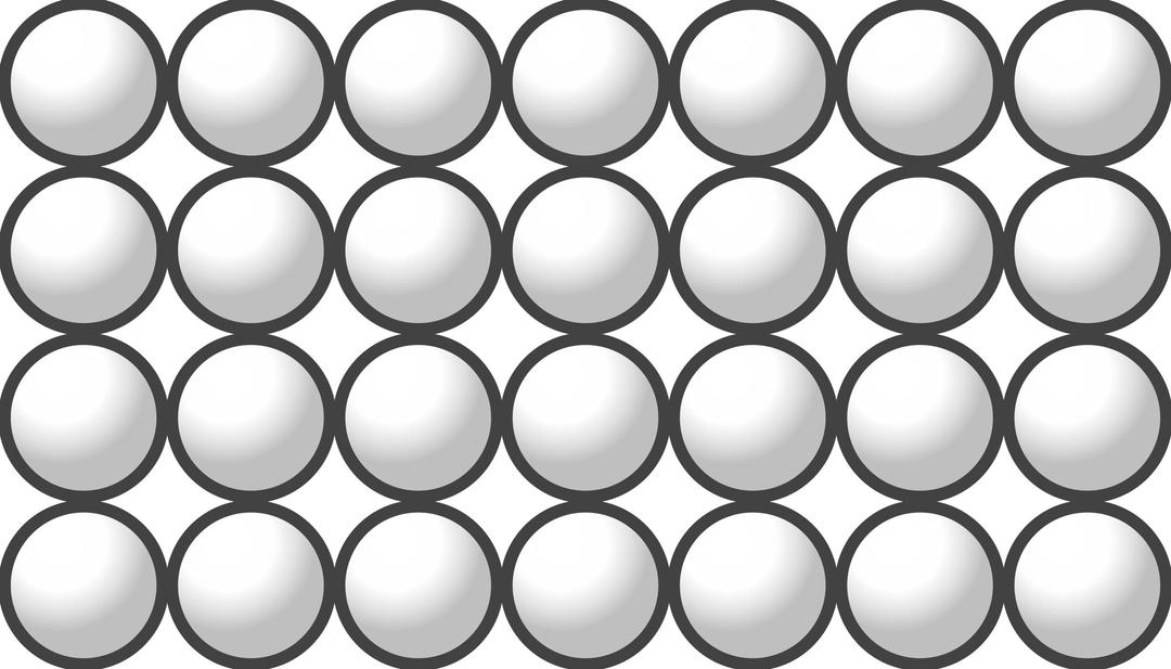 Beads quantitative picture for multiplication 4x7 png transparent