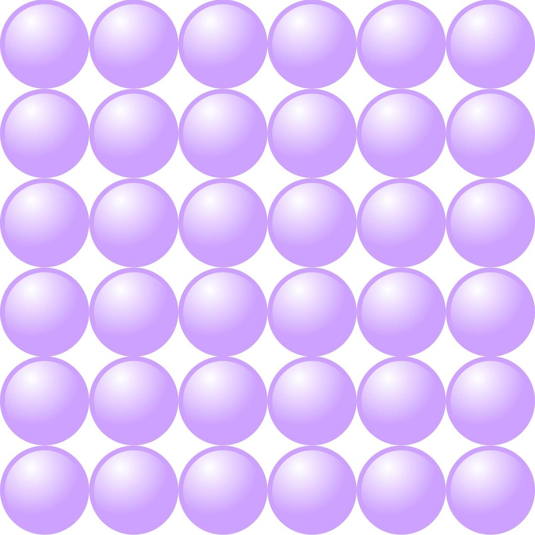 Beads quantitative picture for multiplication 6x6 png transparent