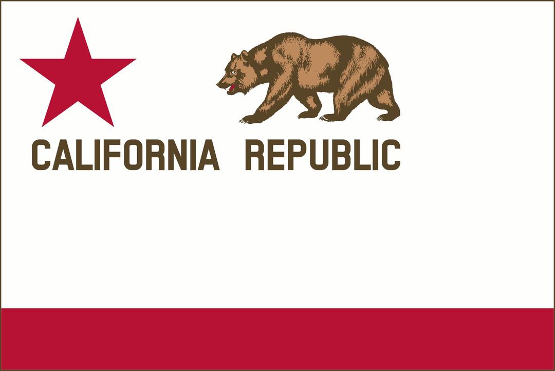 Bear Flag Revolt (Modernized) - border, shaded png transparent