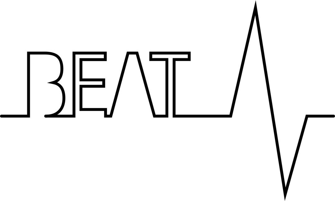 Beat Typography png transparent