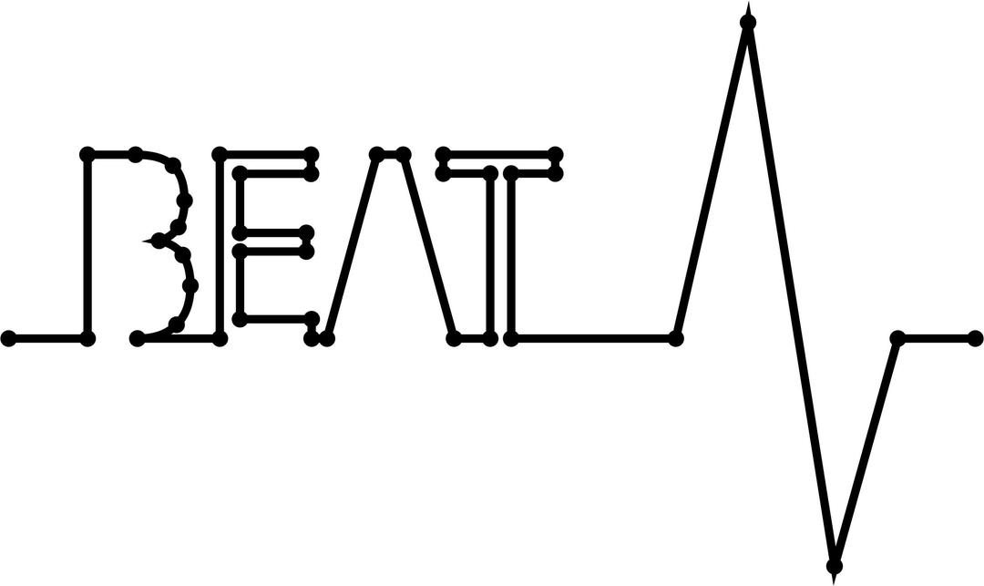 Beat Typography Variation 2 png transparent