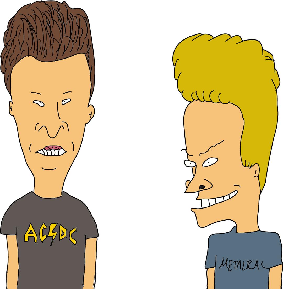 Beavis and Butthead png transparent
