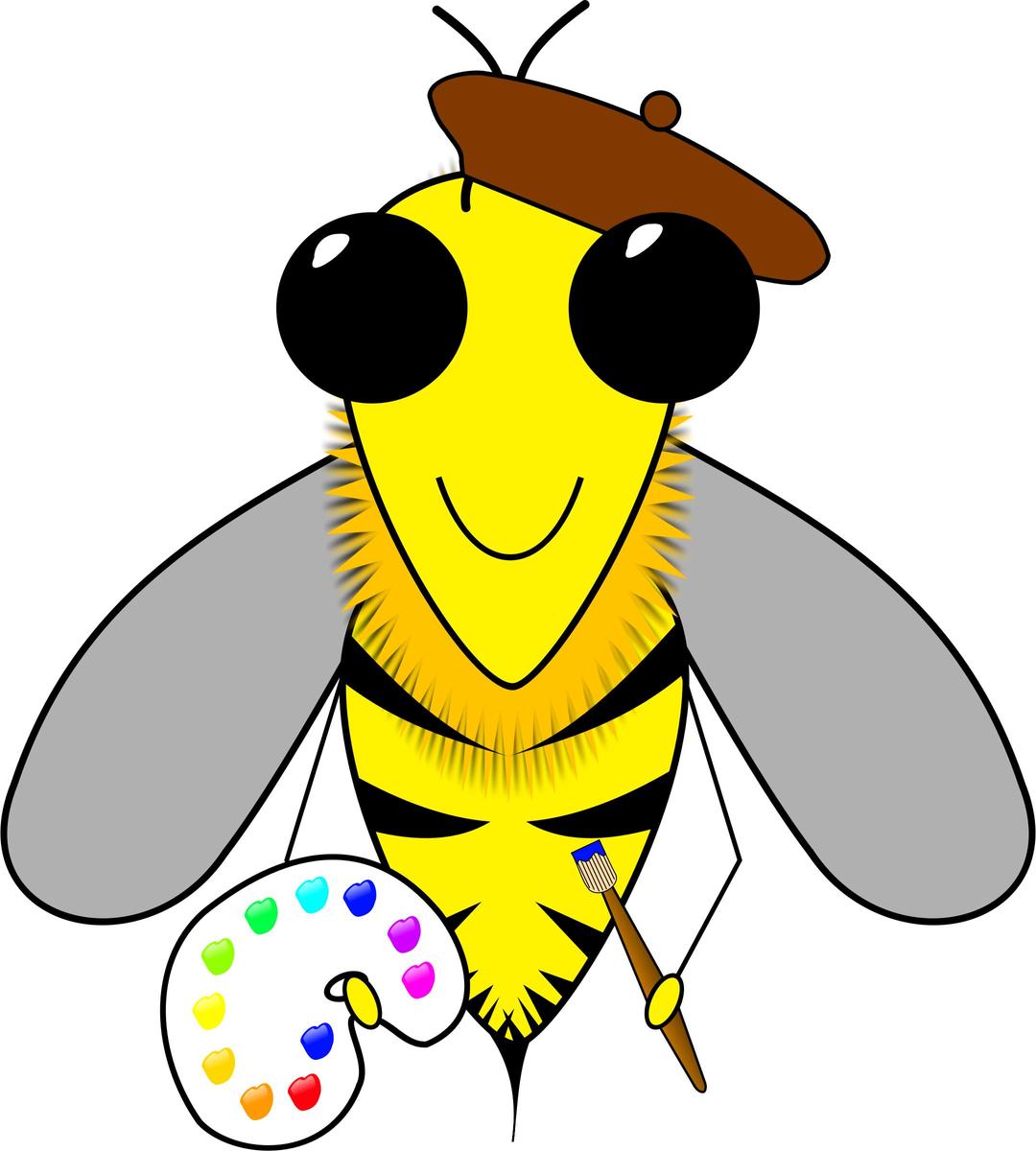 Bee Artist png transparent