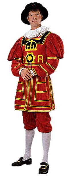 Beefeater Dress Up Costume png transparent