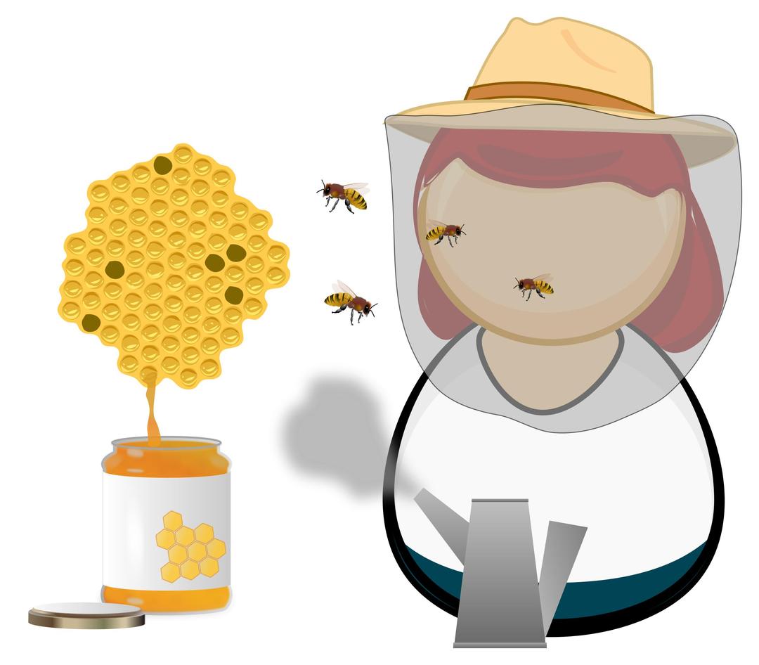 Beekeeper / apiarist png transparent
