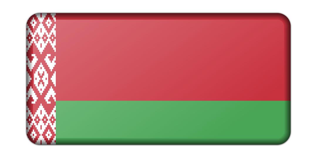 Belarus flag (bevelled) png transparent