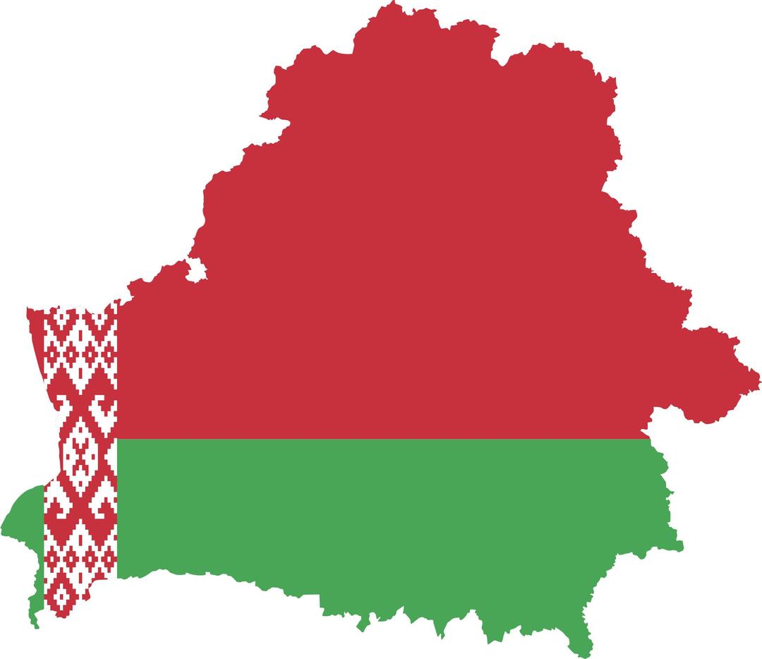 Belarus Map Flag png transparent