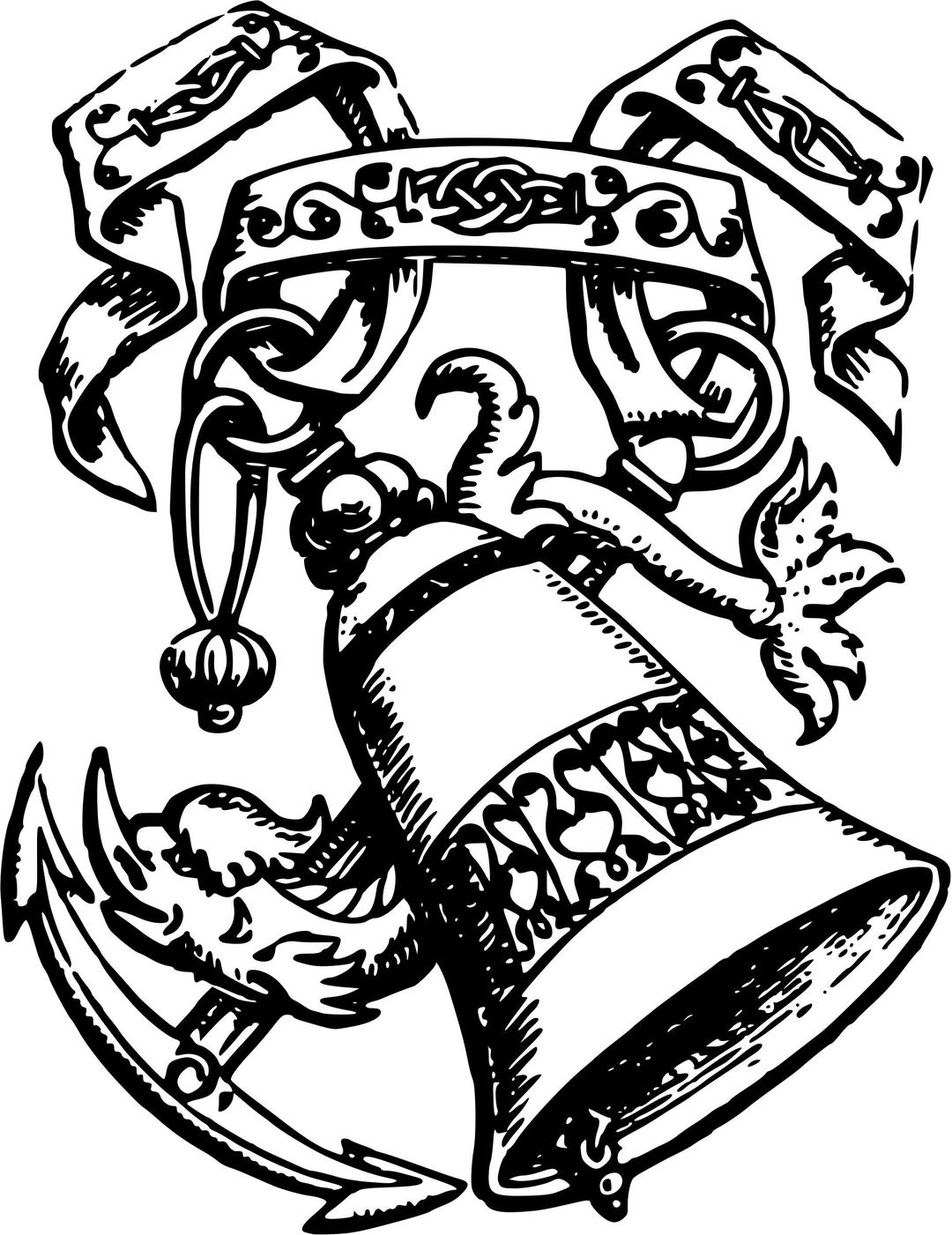 Bell and anchor png transparent