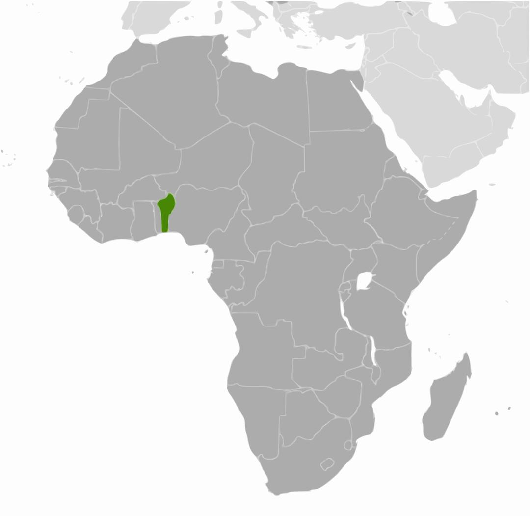 Benin location png transparent