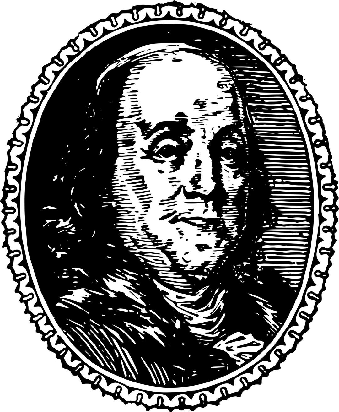 Benjamin Franklin png transparent