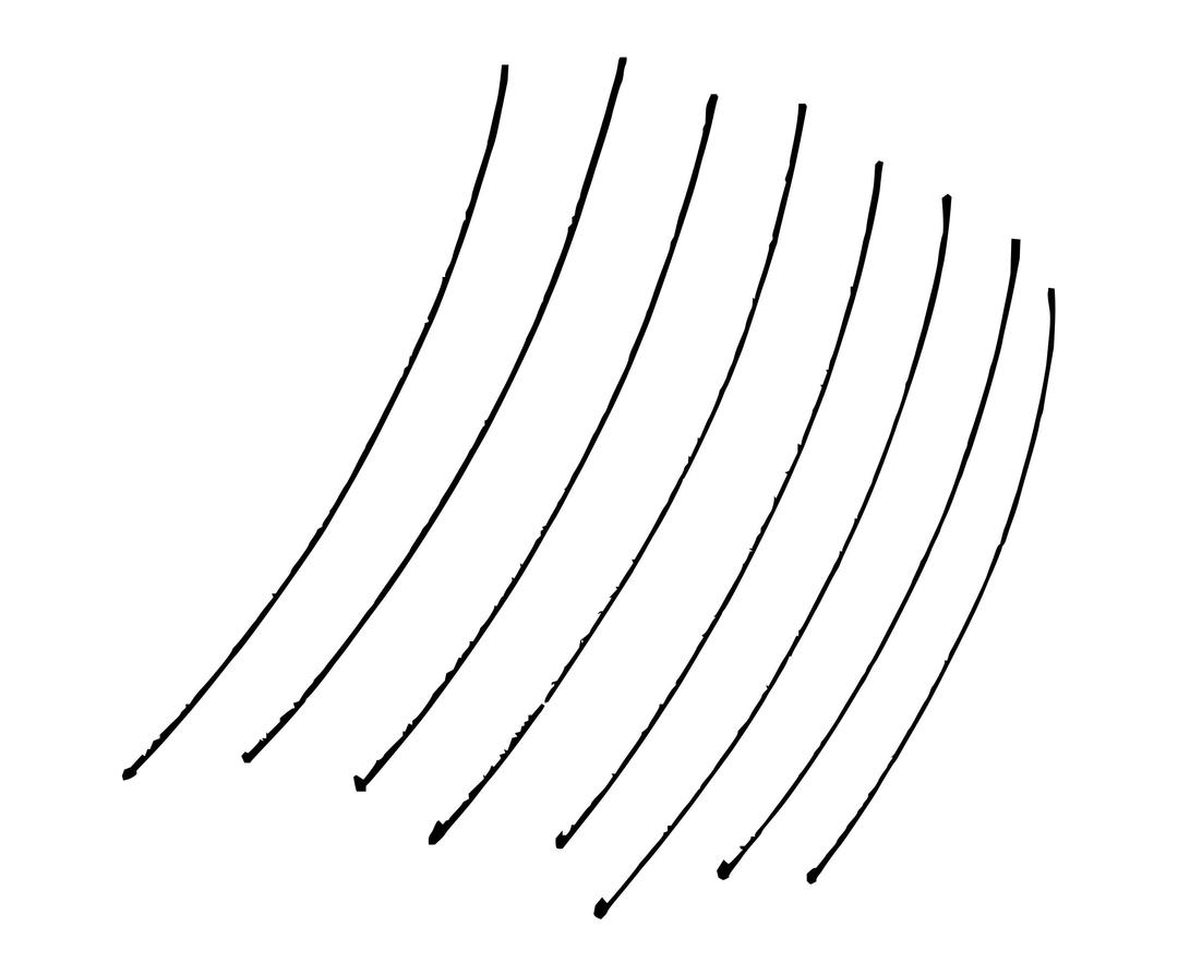Bent Lines png transparent