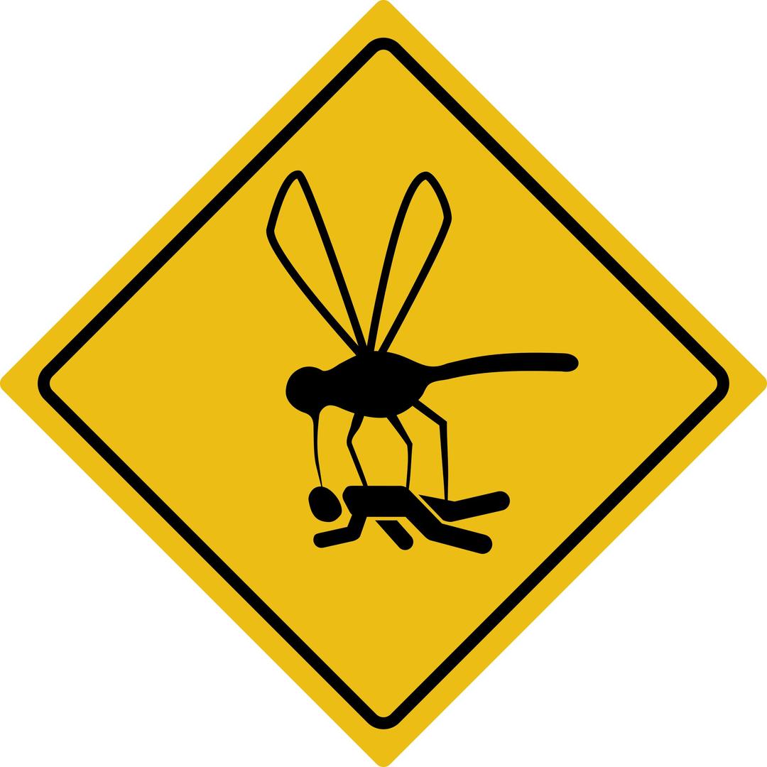 Beware of gnats sign png transparent