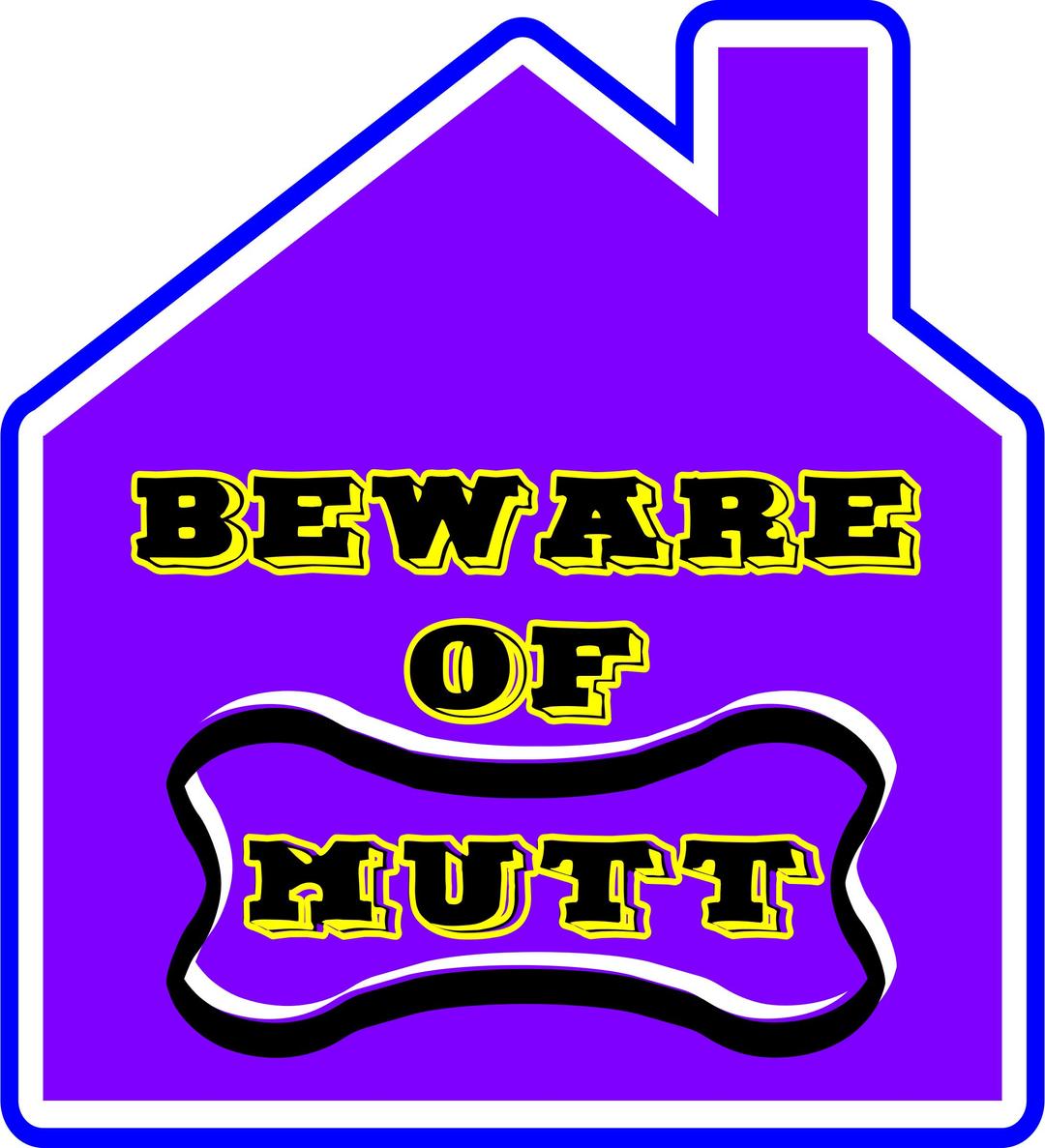 Beware of Mutt png transparent