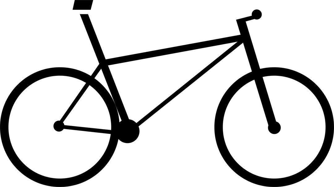 Bicycle Icon Silhouette png transparent