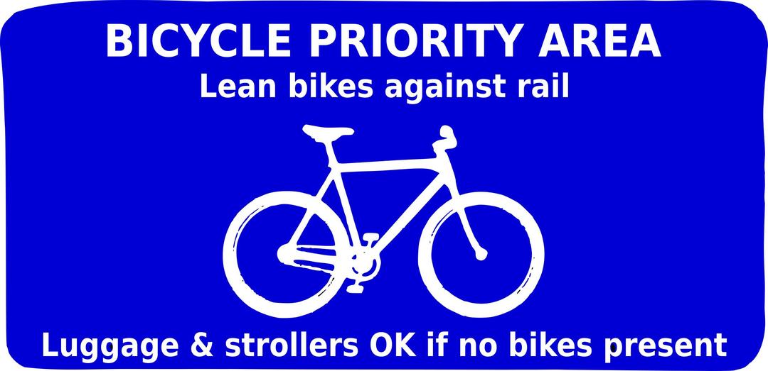 Bicycle Priority Area (remix) png transparent