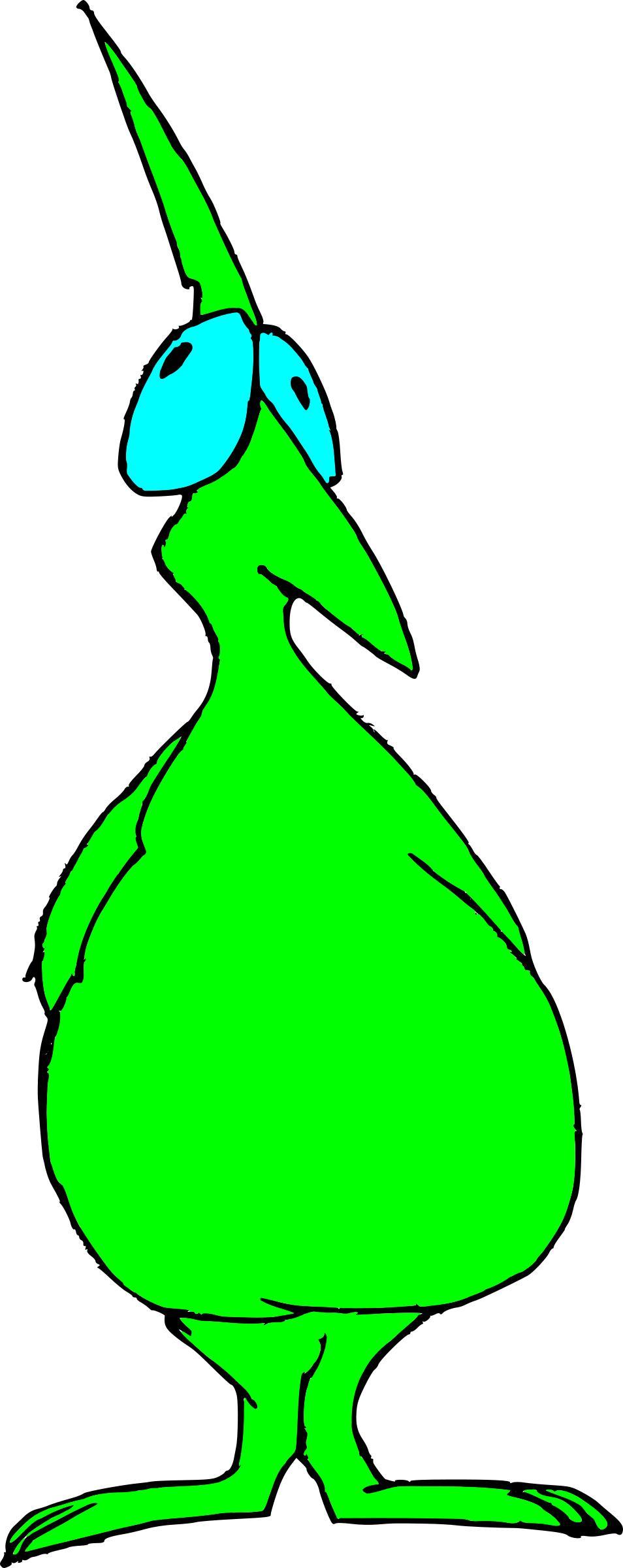 Big Bird Green png transparent