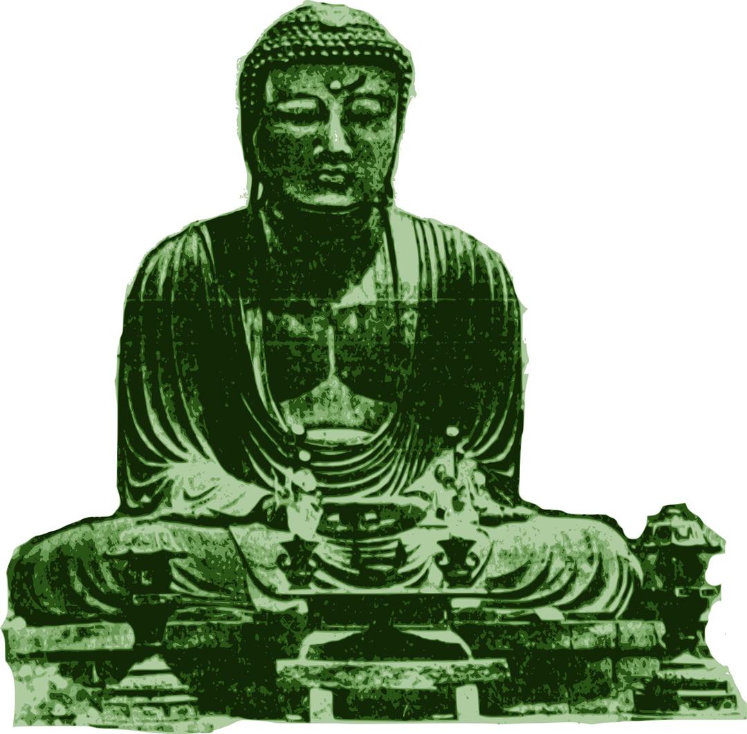 Big Green Buddha png transparent