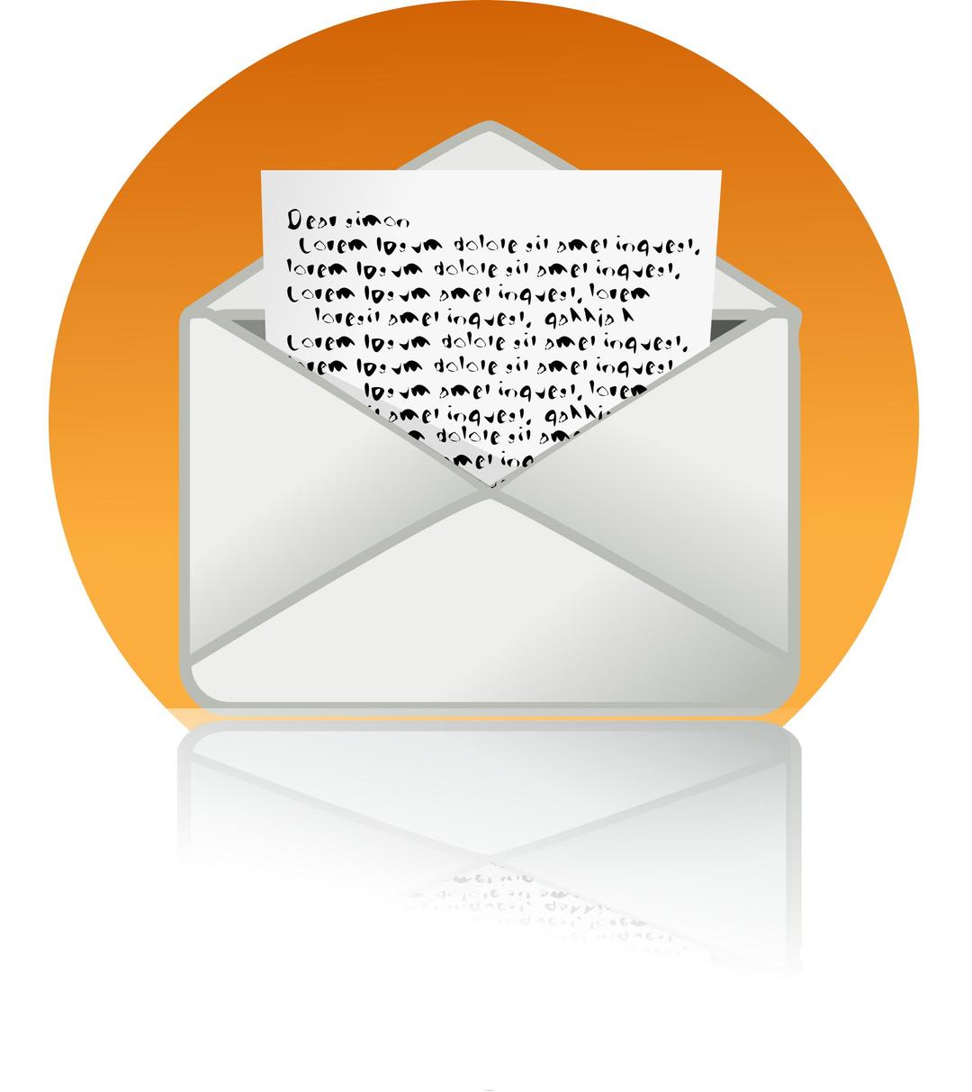 big mail icon png transparent