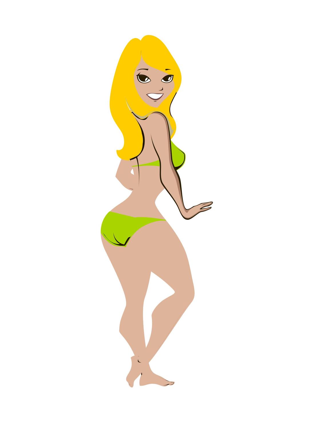 bikini girl png transparent