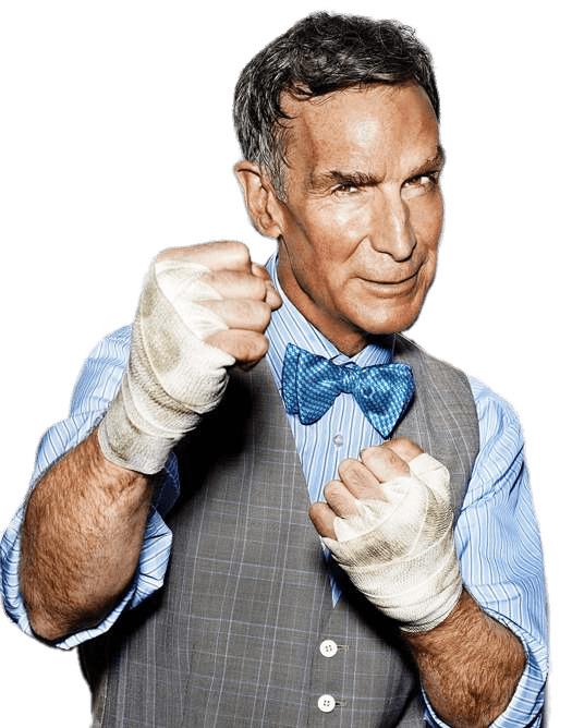 Bill Nye Boxing Moves png transparent