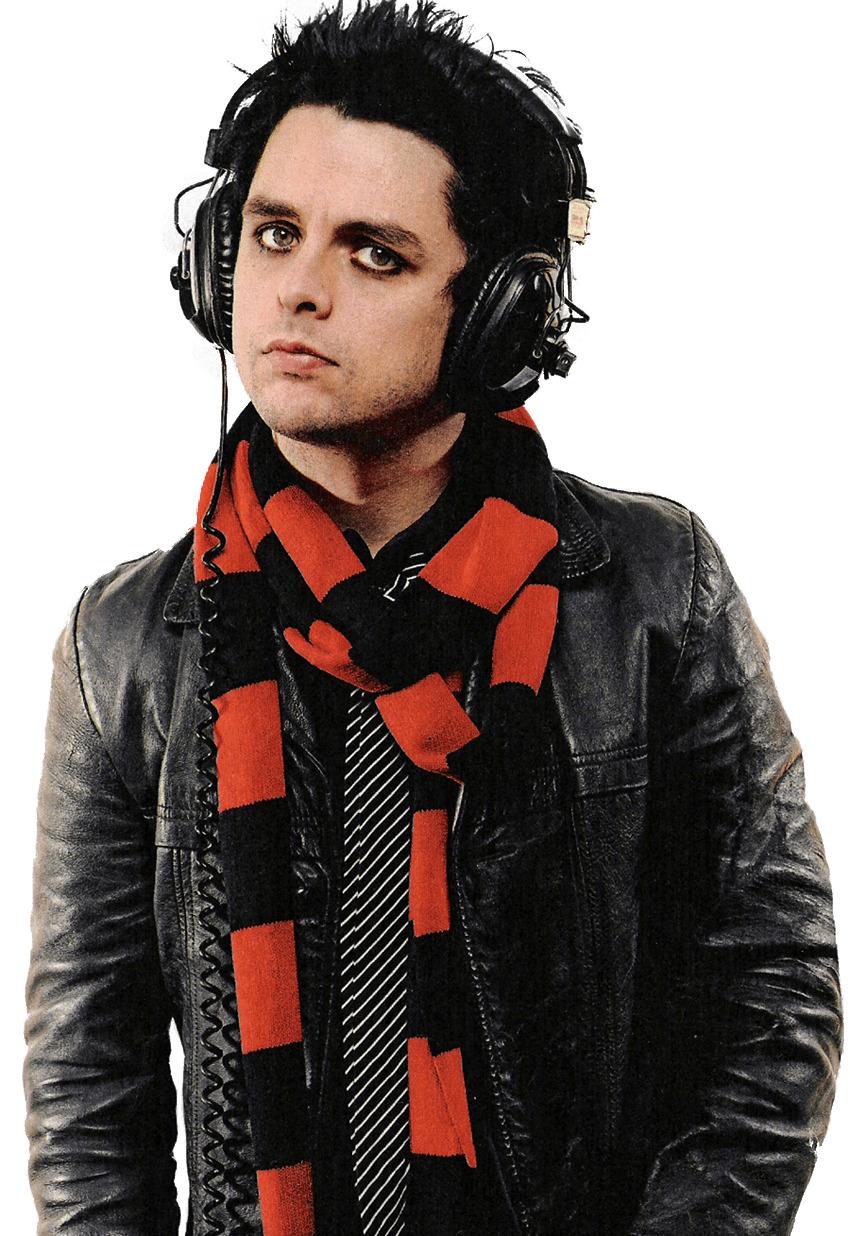 Billie Joe Amstrong Headphones png transparent