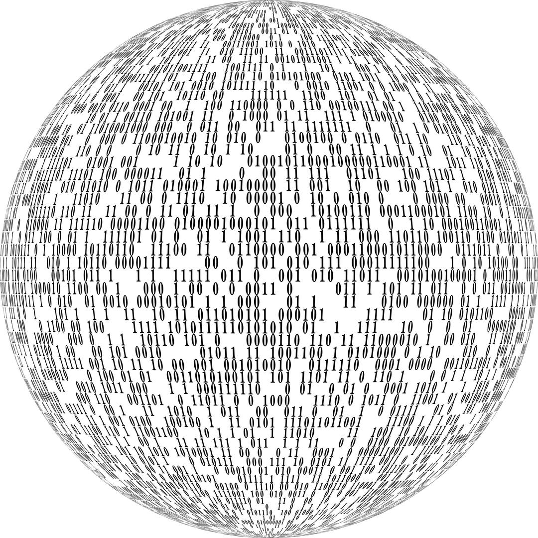 Binary Sphere 2 png transparent