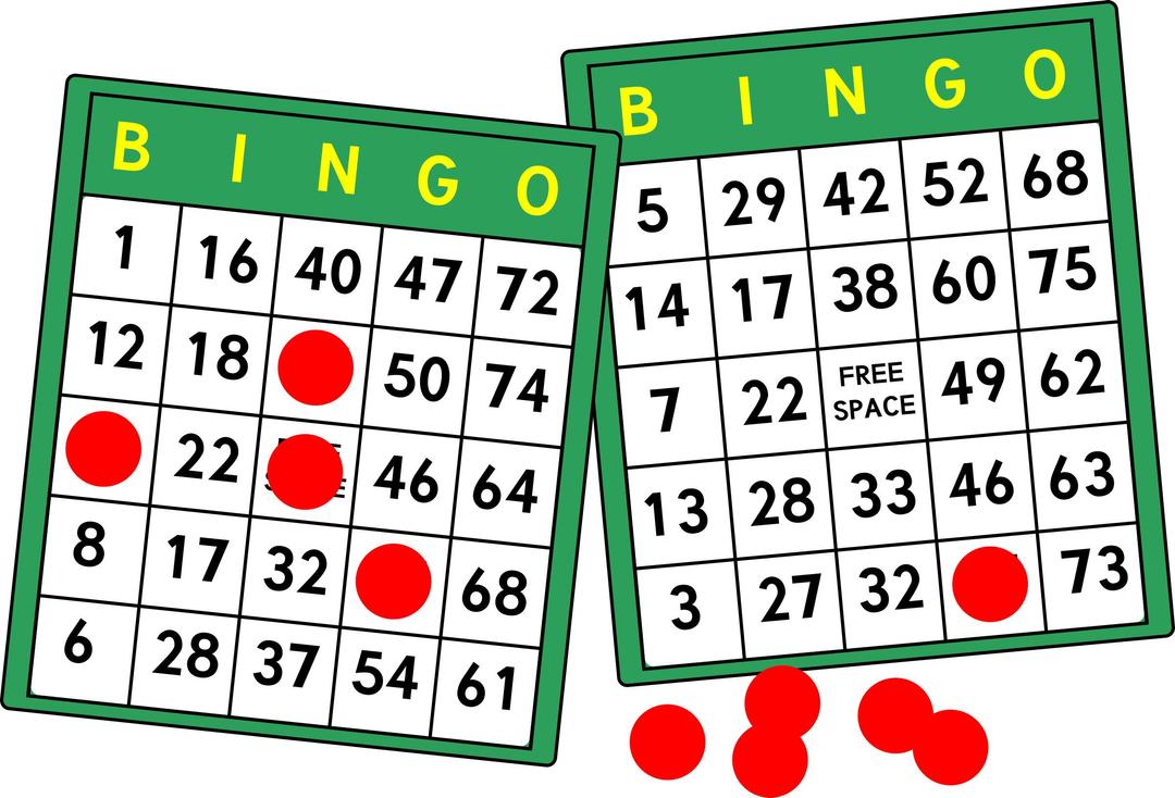 Bingo Cards png transparent