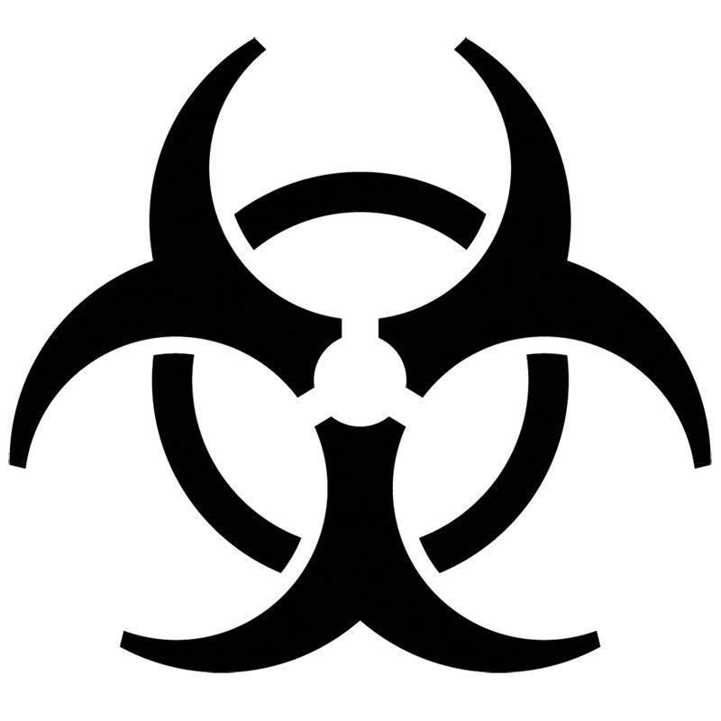 Biohazard Symbol png transparent