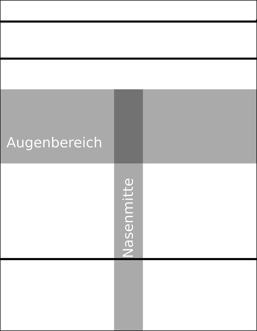Biometrische Passbildschablone für deutsche Pässe png transparent