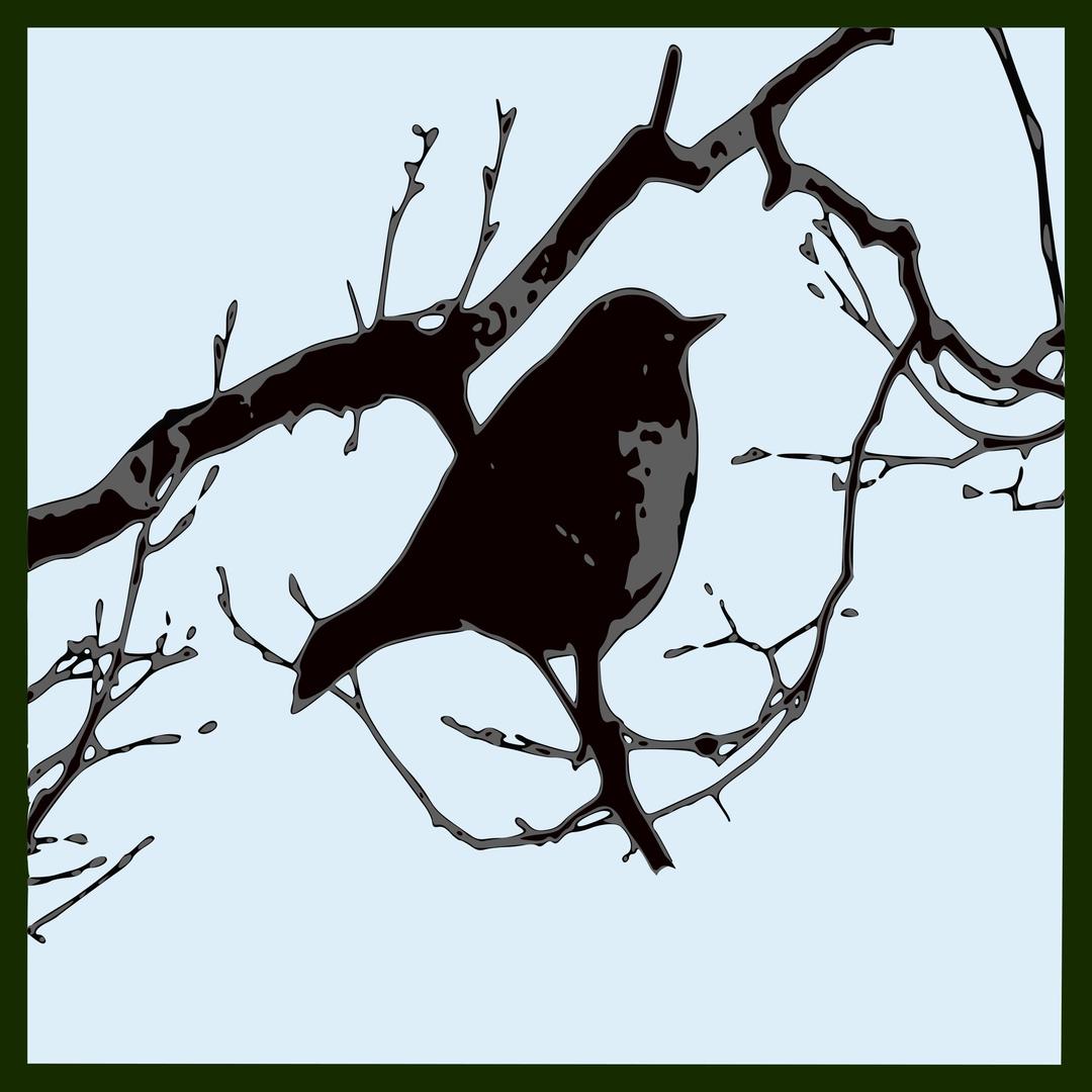 Bird silhouette 04 png transparent