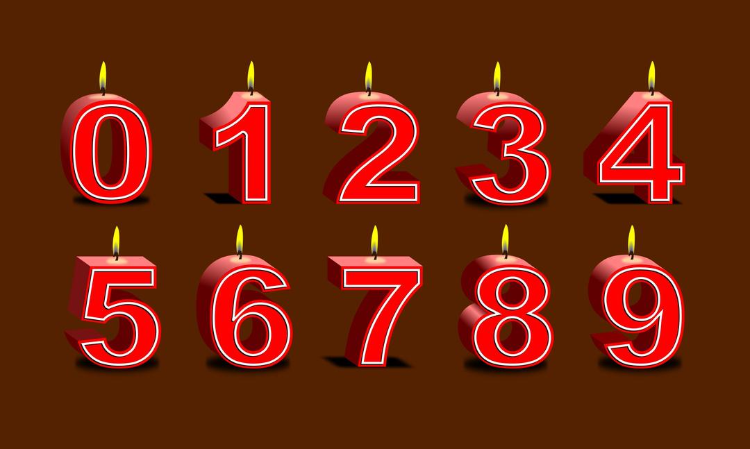 Birthday Candles png transparent