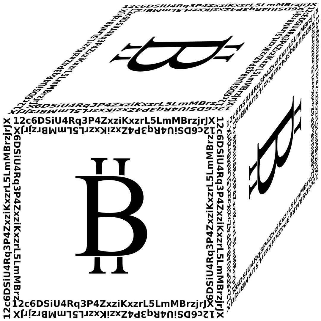 Bitcoin Block png transparent