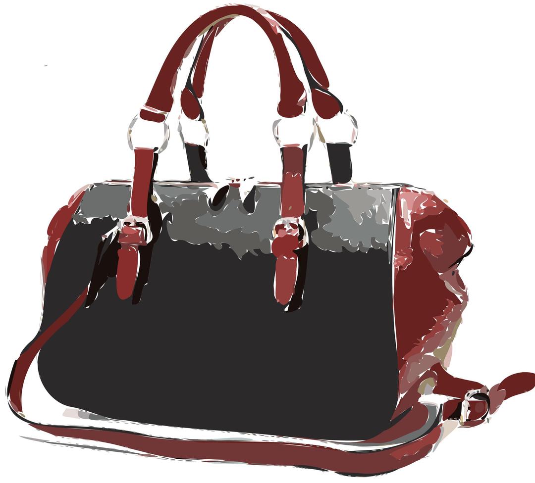 Black and Purple Purse Without Logo png transparent