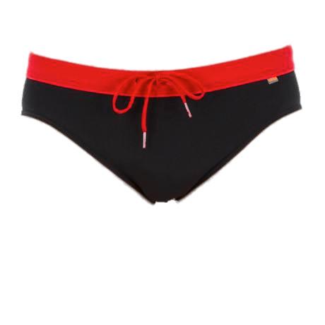 Black and Red Swimming Trunks png transparent