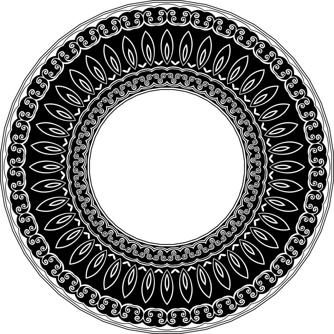Black And White Frame 2 png transparent