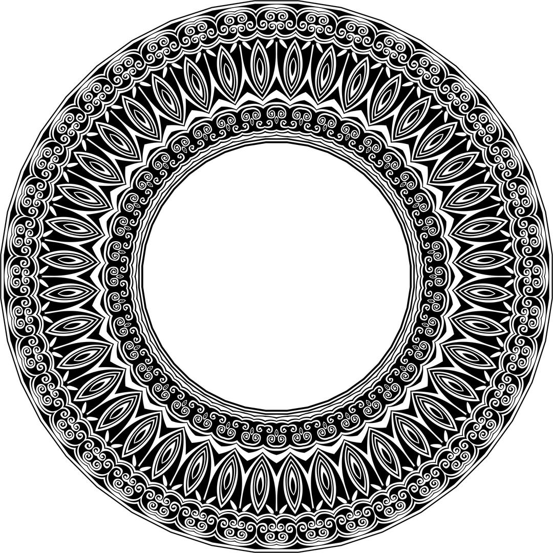 Black And White Frame 3 png transparent