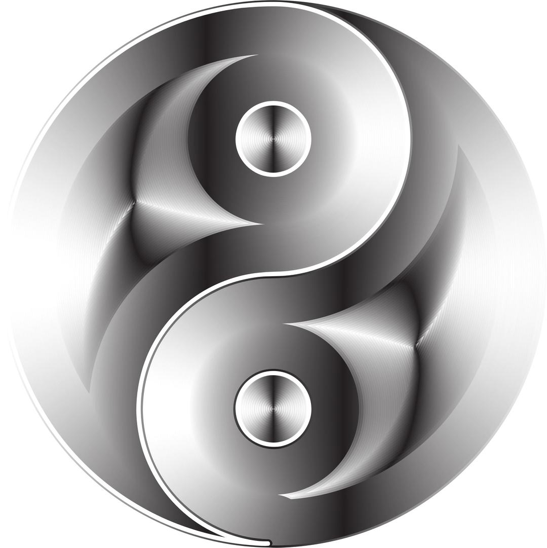 Black And White Yin Yang png transparent