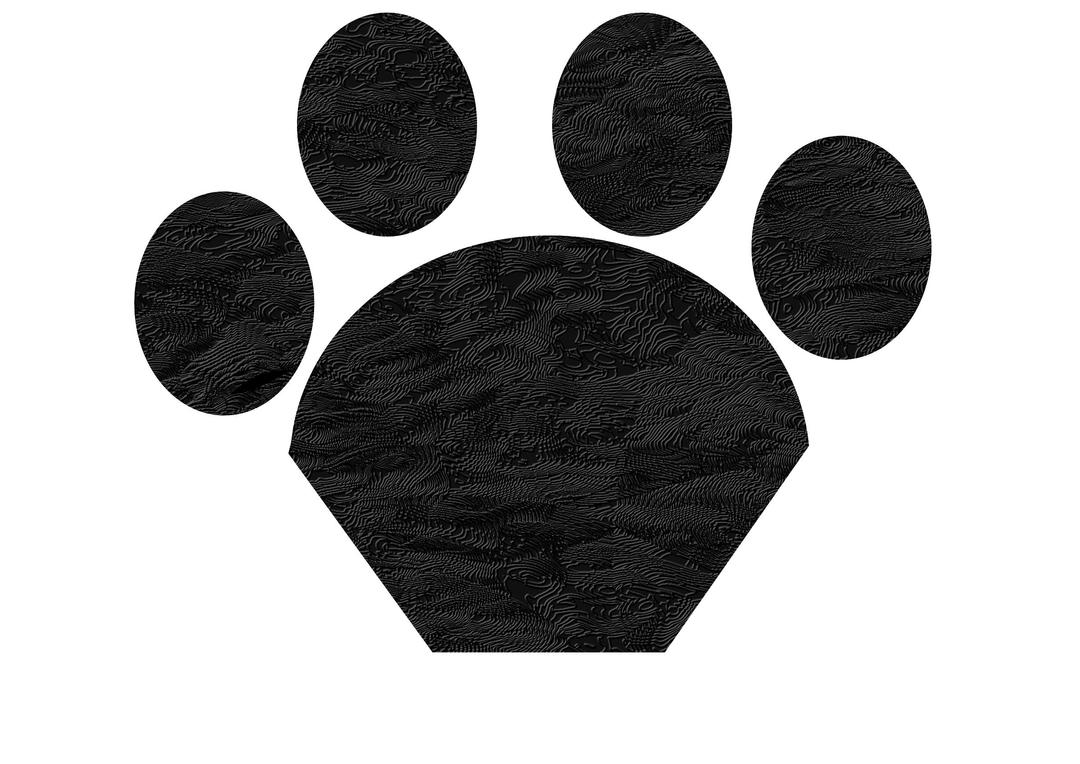 Black Cat Paw png transparent