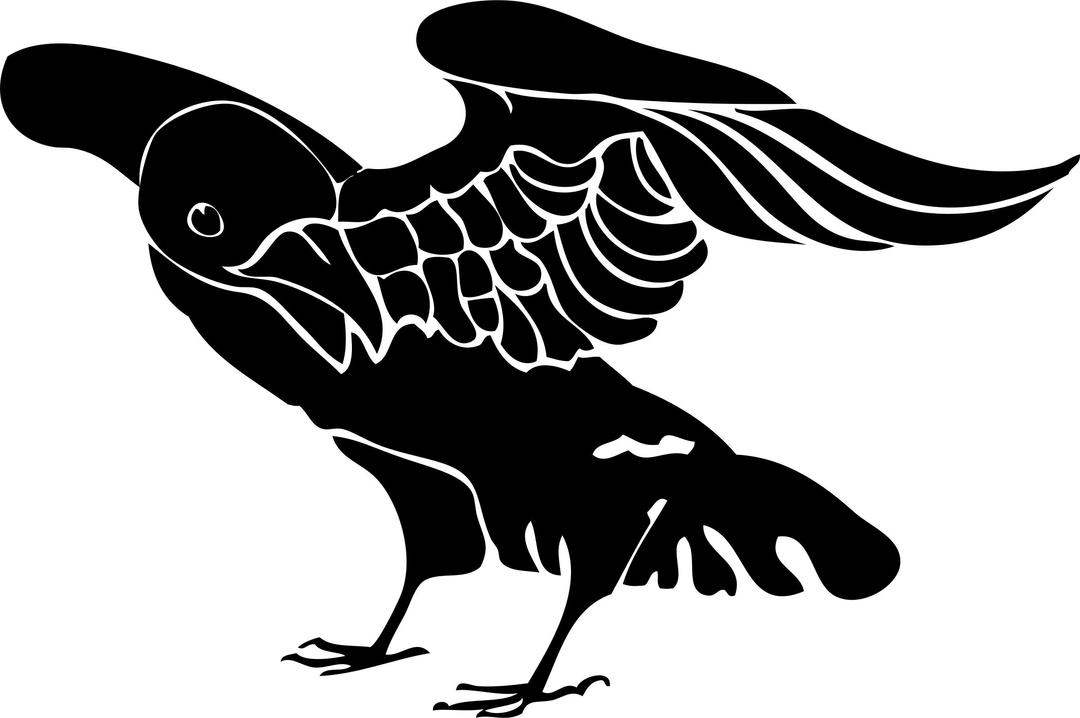 black crow png transparent